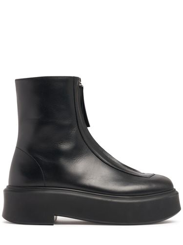 Mm Zipped Leather Ankle Boots - THE ROW - Modalova