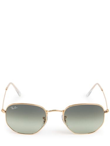 Hexagonal Flat Lens Metal Sunglasses - RAY-BAN - Modalova