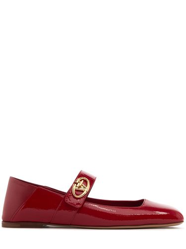 Mm Vlogo Patent Leather Flats - VALENTINO GARAVANI - Modalova