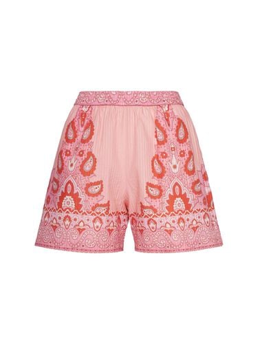 Printed Cotton & Silk Shorts - ETRO - Modalova