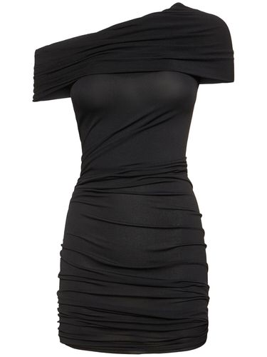 Lola Draped Jersey Mini Dress - RICK OWENS - Modalova