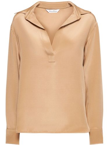 Zanzero Silk Crepe De Chine Shirt - MAX MARA - Modalova