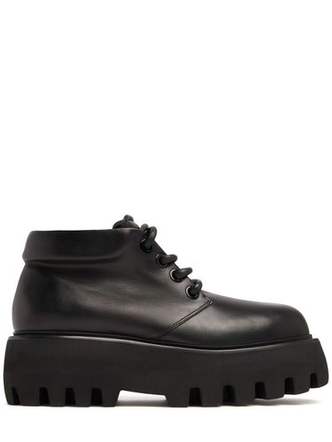 Mm Sofa Leather Lace-up Shoes - ALEXANDER MCQUEEN - Modalova