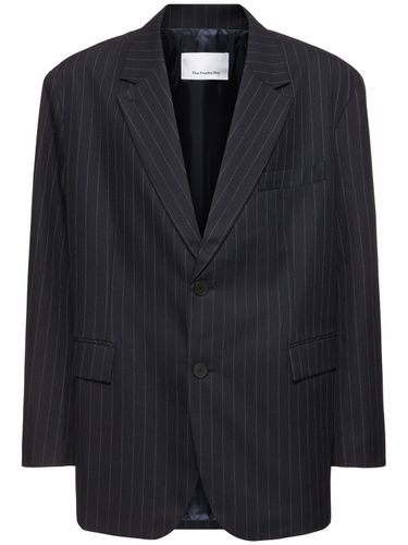 Beo Pinstriped Tech Blend Blazer - THE FRANKIE SHOP - Modalova