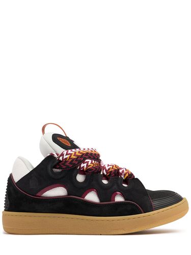 Mm Curb Leather Low Top Sneakers - LANVIN - Modalova