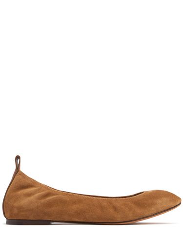 Mm Suede Ballerina Flats - LANVIN - Modalova