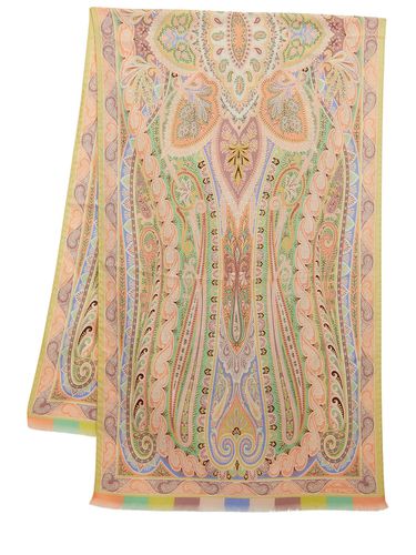 Tosca Wool & Silk Scarf - ETRO - Modalova