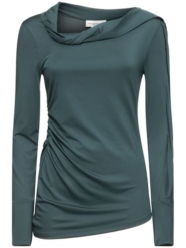 Top In Jersey Drappeggiato Morbido - VICTORIA BECKHAM - Modalova