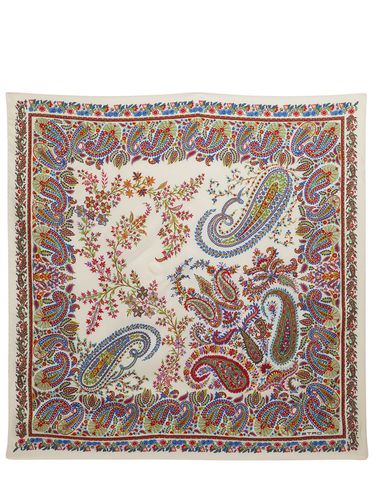 Turandot Printed Silk Scarf - ETRO - Modalova