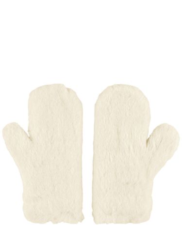 Ombrato Wool Blend Teddy Gloves W/ Strap - MAX MARA - Modalova