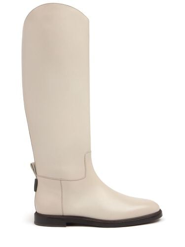 Mm Leather Riding Boots - BRUNELLO CUCINELLI - Modalova