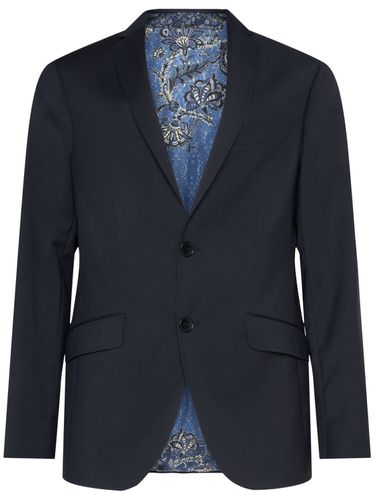 Roma Single Breast Wool Blazer - ETRO - Modalova