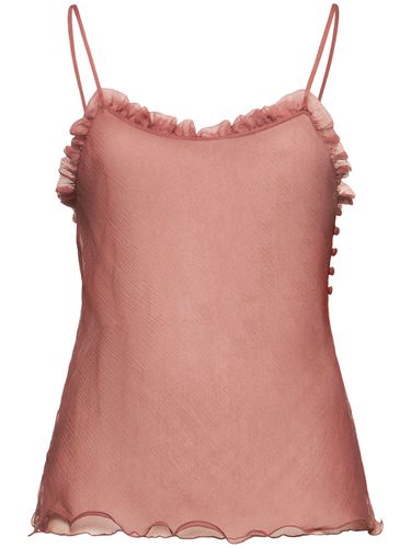 Silk Tulle Top - CHLOÉ - Modalova