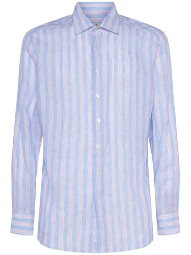 Striped Linen Shirt - ETRO - Modalova