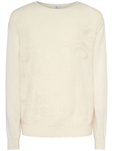 Cotton Crewneck Sweater - ETRO - Modalova