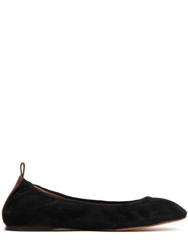 Mm Suede Ballerina Flats - LANVIN - Modalova