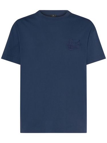 Cotton Logo T-shirt - ETRO - Modalova