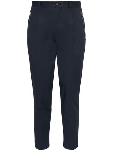 Pantaloni In Misto Cotone Con Zip - ETRO - Modalova