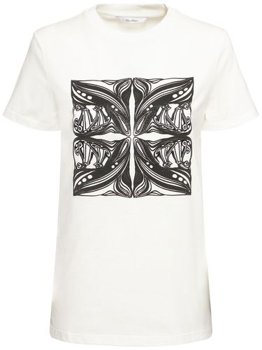 T-shirt Aus Jersey Mit Druck „farad“ - MAX MARA - Modalova