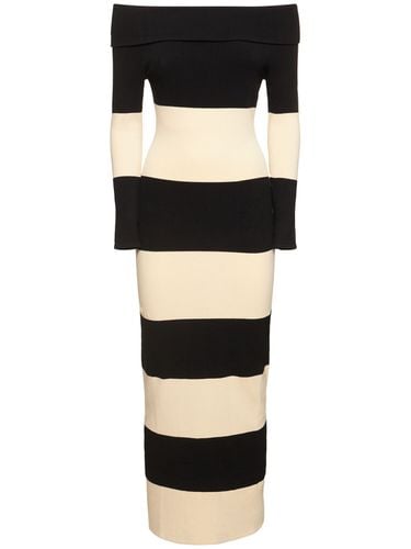 Theo Striped Knit Long Dress - POSSE - Modalova