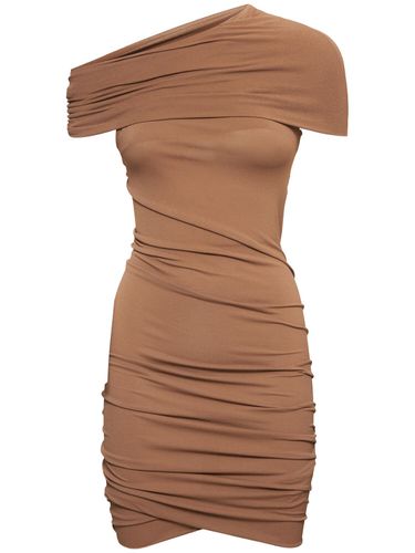 Lola Draped Jersey Mini Dress - RICK OWENS - Modalova