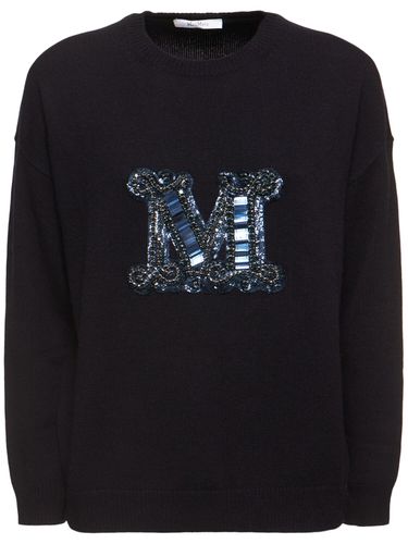 Vicolo Wool Knit Logo Sweater - MAX MARA - Modalova