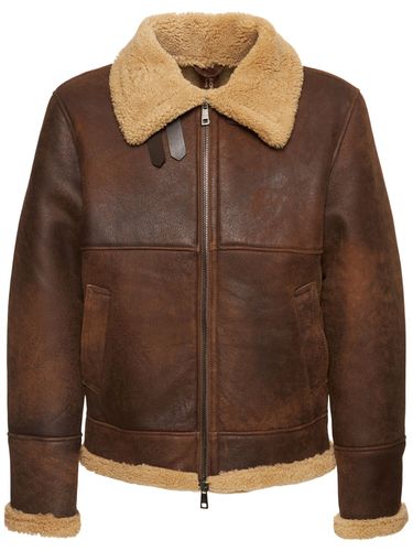 Chaqueta Aviador De Shearling - GIORGIO BRATO - Modalova