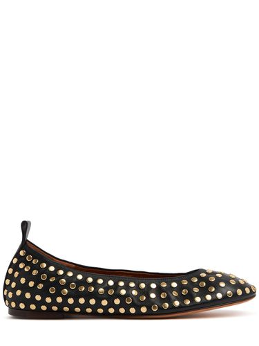 Mm Studded Leather Ballerina Flats - LANVIN - Modalova