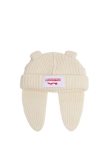 Chunky Rabbit Wool Blend Beanie - CHARLES JEFFREY LOVERBOY - Modalova