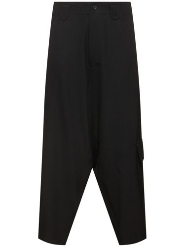 Wool Gabardine Pants - YOHJI YAMAMOTO - Modalova