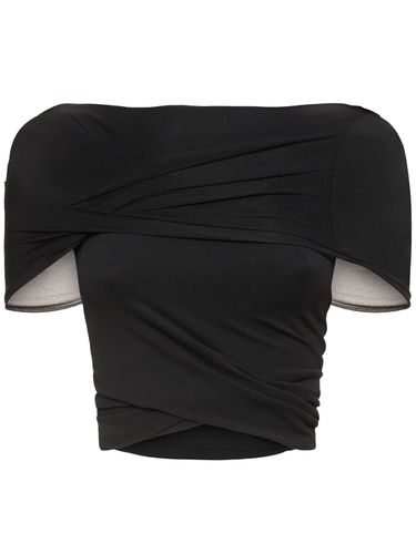 Crop-top Mit Kurzen Ärmeln „lola“ - RICK OWENS - Modalova