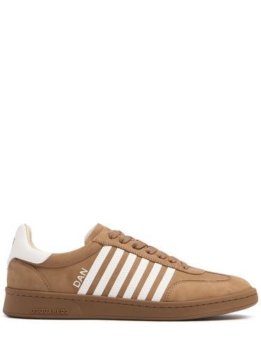 Boxer Leather Sneakers - DSQUARED2 - Modalova