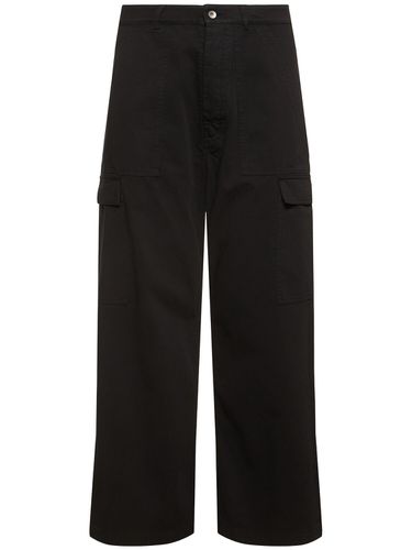 Cotton Twill Cargo Pants - RICK OWENS DRKSHDW - Modalova