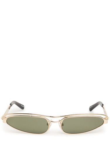 Slim Metal Sunglasses - THE ATTICO - Modalova