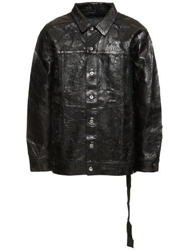 Jumbo Worker Denim Jacket - RICK OWENS DRKSHDW - Modalova