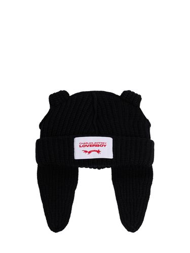 Cappello Beanie Chunky Rabbit In Misto Lana - CHARLES JEFFREY LOVERBOY - Modalova