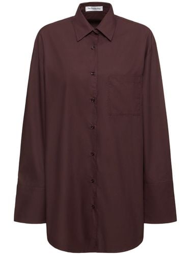 Helen Cotton Poplin Long Shirt - THE FRANKIE SHOP - Modalova