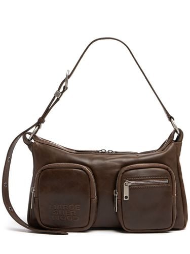 Outpocket Hobo Leather Shoulder Bag - MARGE SHERWOOD - Modalova