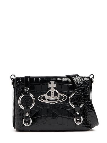 Kim Croc Embossed Leather Crossbody Bag - VIVIENNE WESTWOOD - Modalova