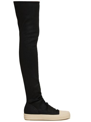 Mm Denim Over-the-knee Boots - RICK OWENS DRKSHDW - Modalova