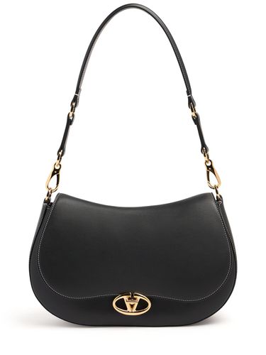 Saddle Logo Leather Shoulder Bag - VALENTINO GARAVANI - Modalova