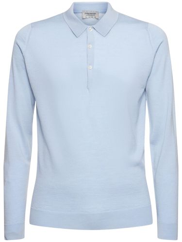 Polo Belper In Maglia Di Lana Extrafine - JOHN SMEDLEY - Modalova