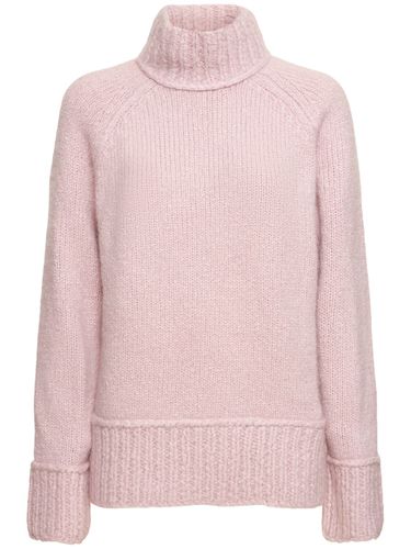 Oversize Cashmere Blend T-neck Sweater - MICHAEL KORS COLLECTION - Modalova