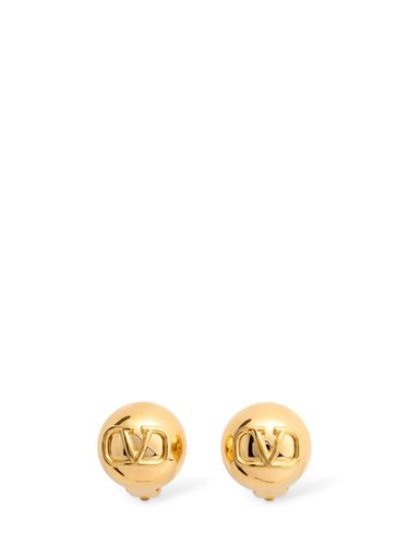 Vlogo Signature Clip-on Earrings - VALENTINO GARAVANI - Modalova