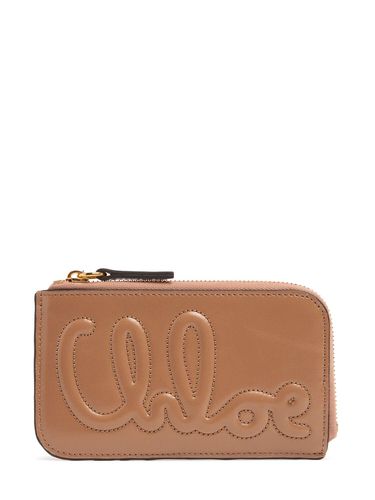 C Chloe Shiny Leather Wallet - CHLOÉ - Modalova