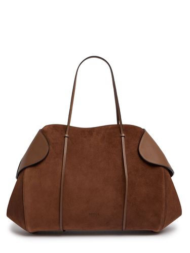 Berenices Suede & Leather Tote Bag - NEOUS - Modalova