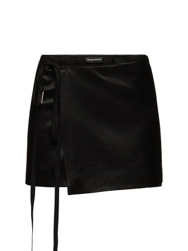 Jolien Satin Mini Wrap Skirt - ANN DEMEULEMEESTER - Modalova