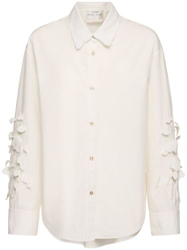 En Fleur Embroidered Poplin Shirt - FORTE_FORTE - Modalova