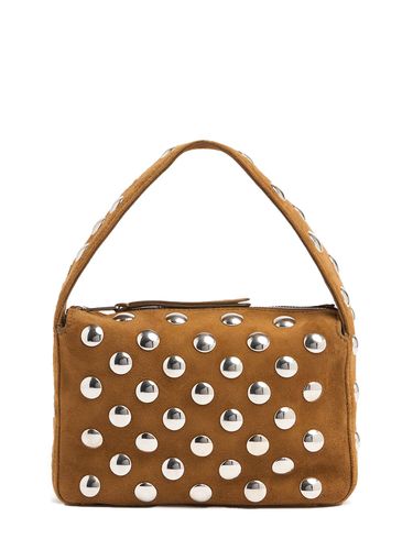 Small Elena Studded Suede Top Handle Bag - KHAITE - Modalova