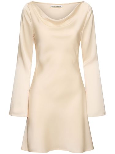 Pike Long Sleeve Satin Mini Dress - REFORMATION - Modalova